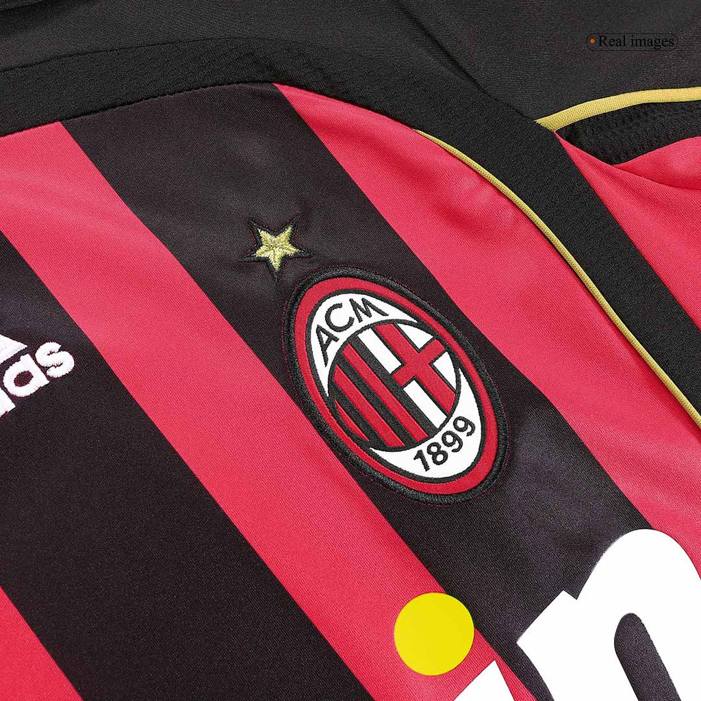 AC Milan KAKA' #22 Home Jersey Retro 2006/07 - Long Sleeve
