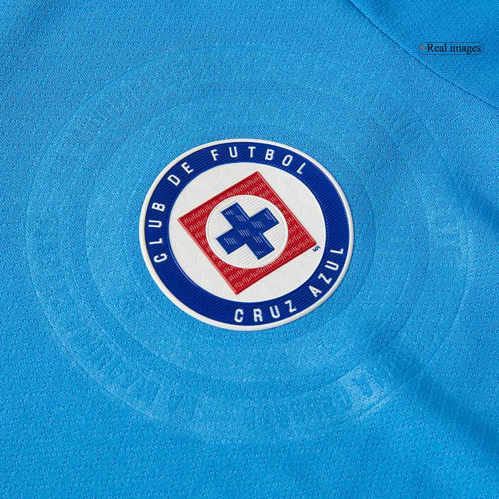Camiseta de fútbol local de Cruz Azul 2024/25 para niños (camiseta y pantalones cortos)