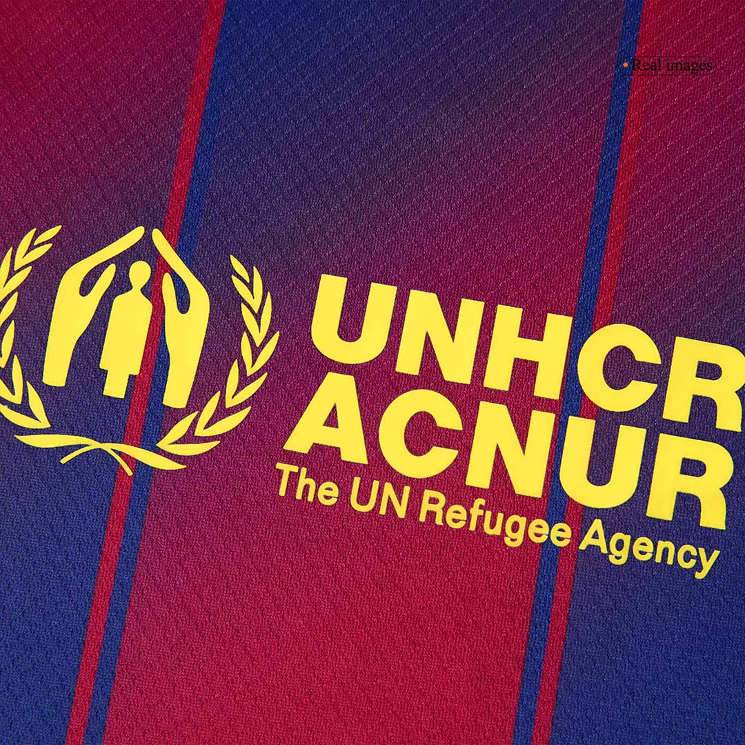Camiseta de fútbol local del Barcelona 2025/26 para niños (camiseta y pantalón corto)