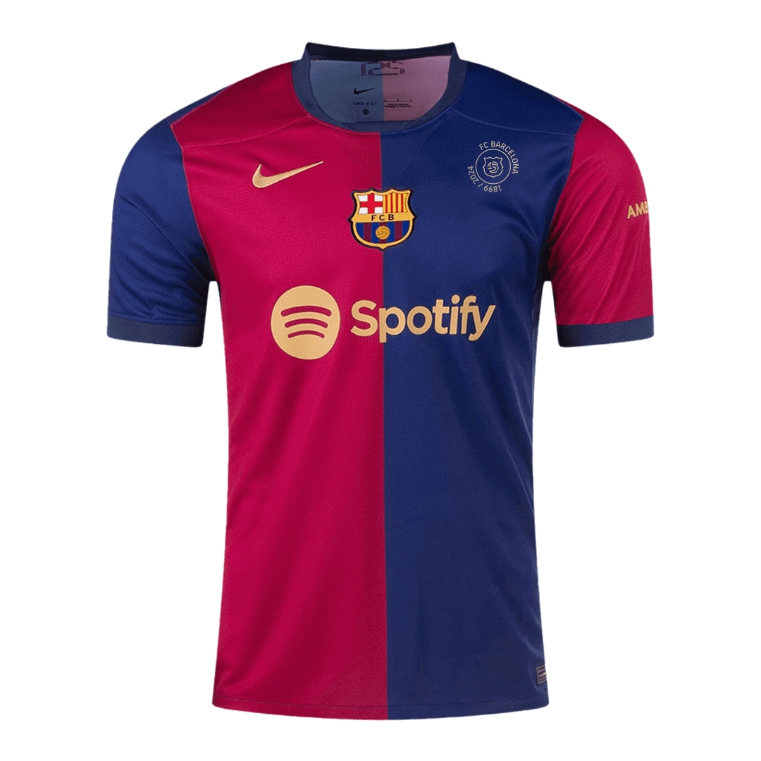 Barcelona Home Jersey 2024/25 - 125th Anniversary - Football Shirt | SmartJerseys | Official Quality