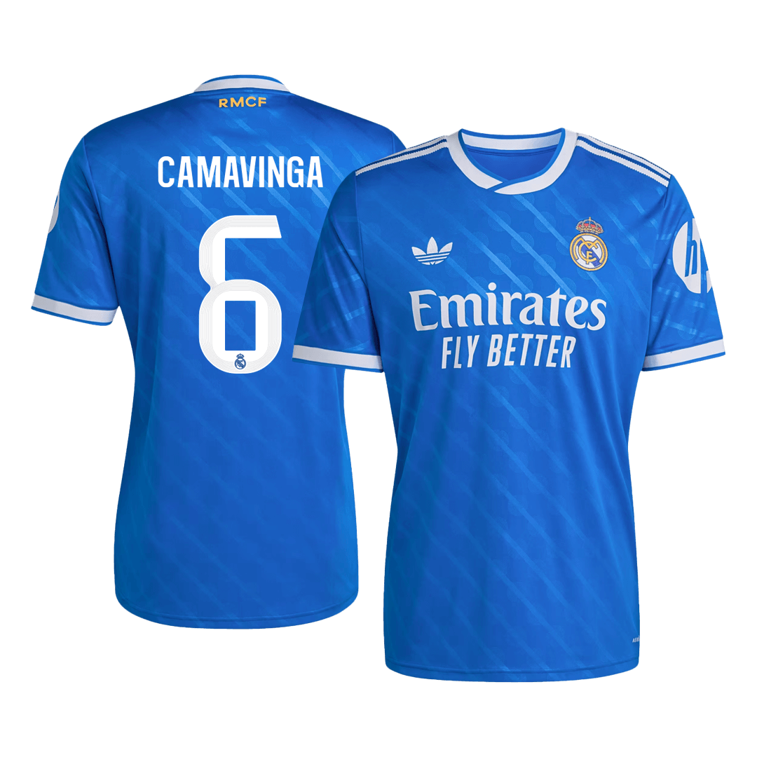 Real Madrid CAMAVINGA #6 Third Away Soccer Jersey 2025/26 - Football Shirt | SmartJerseys | Official Quality
