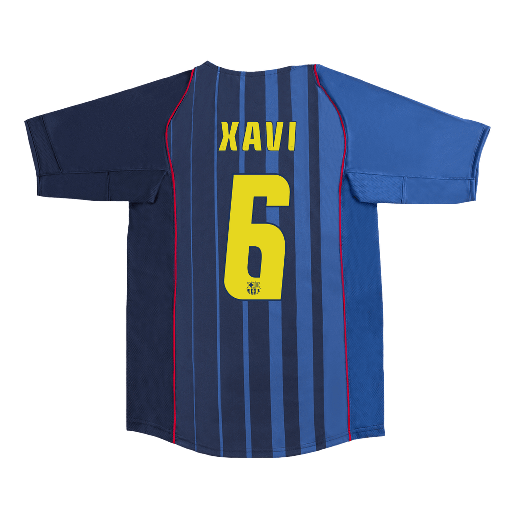 Barcelona XAVI #6 Away Soccer Jersey Retro 2004/05 - Football Shirt | SmartJerseys | Official Quality