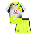 Kid's Borussia Dortmund Away Kit(Jersey+Shorts) 25/26 Gray - Football Shirt | SmartJerseys | Official Quality