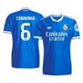 CAMAVINGA #6 Authentic Real Madrid Third Away Soccer Jersey 2025/26 Blue - Football Shirt | SmartJerseys | Official Quality