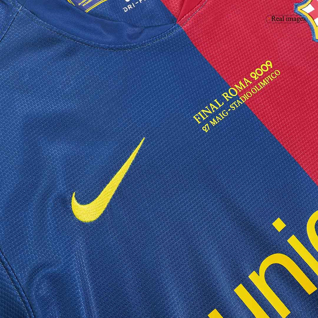 Camiseta retro de fútbol del Barcelona Messi #10 (local) 2008/09 - UCL 