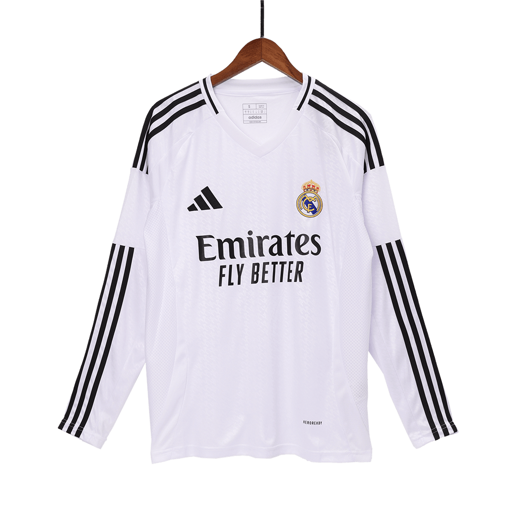 Real Madrid Long Sleeve Home Jersey 2024/25