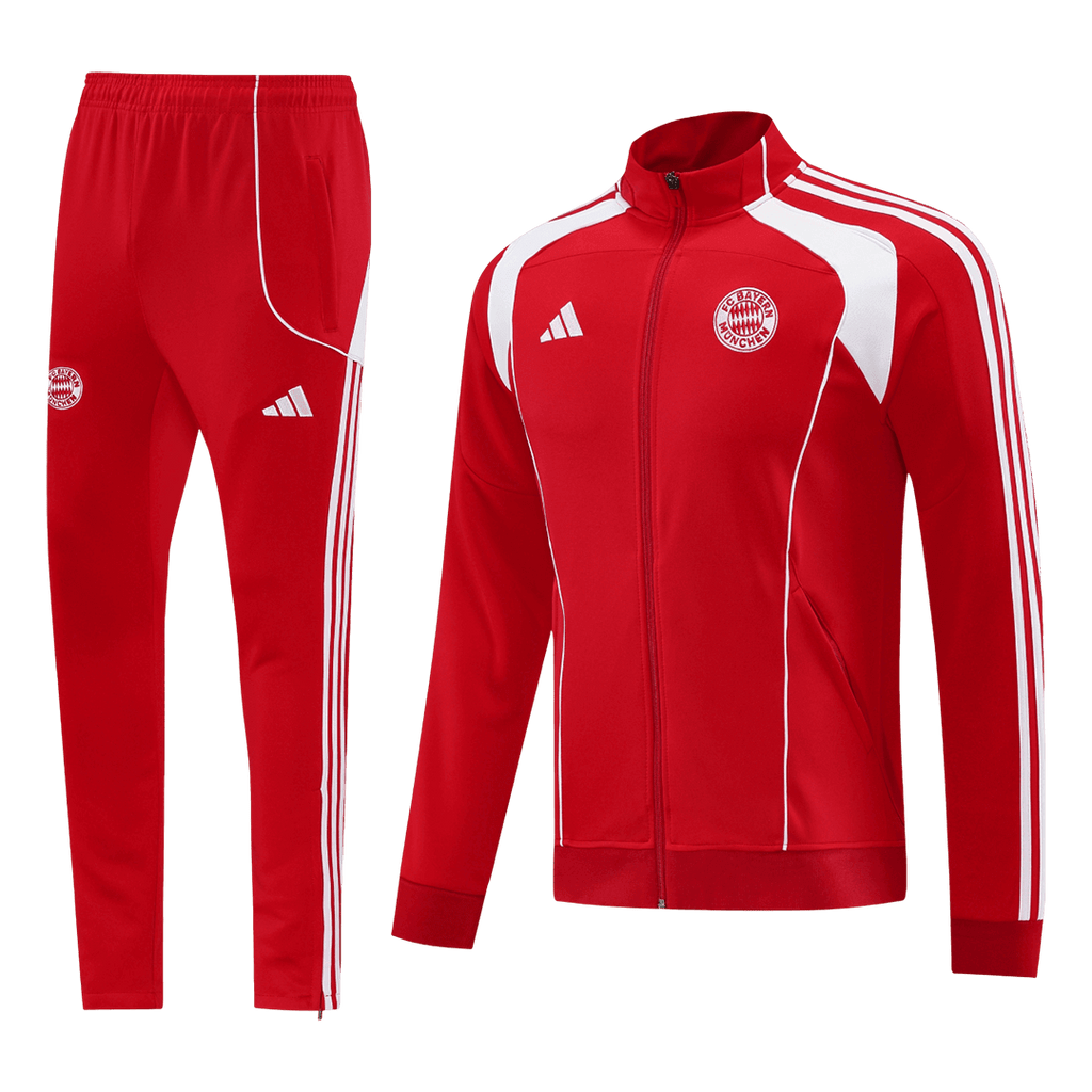 Bayern Munich Training Kit 2025/26 - Red (Jacket+Pants)