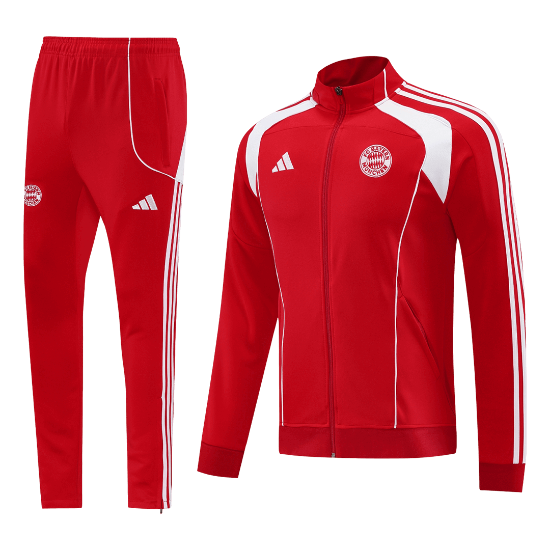 Bayern Munich Training Kit 2025/26 - Red (Jacket+Pants)