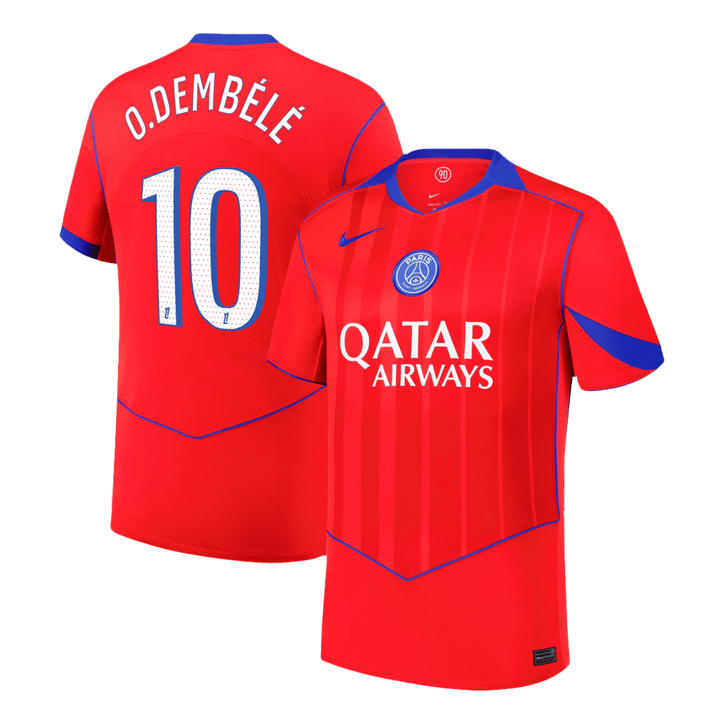 2025/26 PSG O.DEMBÉLÉ #10 Third Away Soccer Jersey - Football Shirt | SmartJerseys | Official Quality