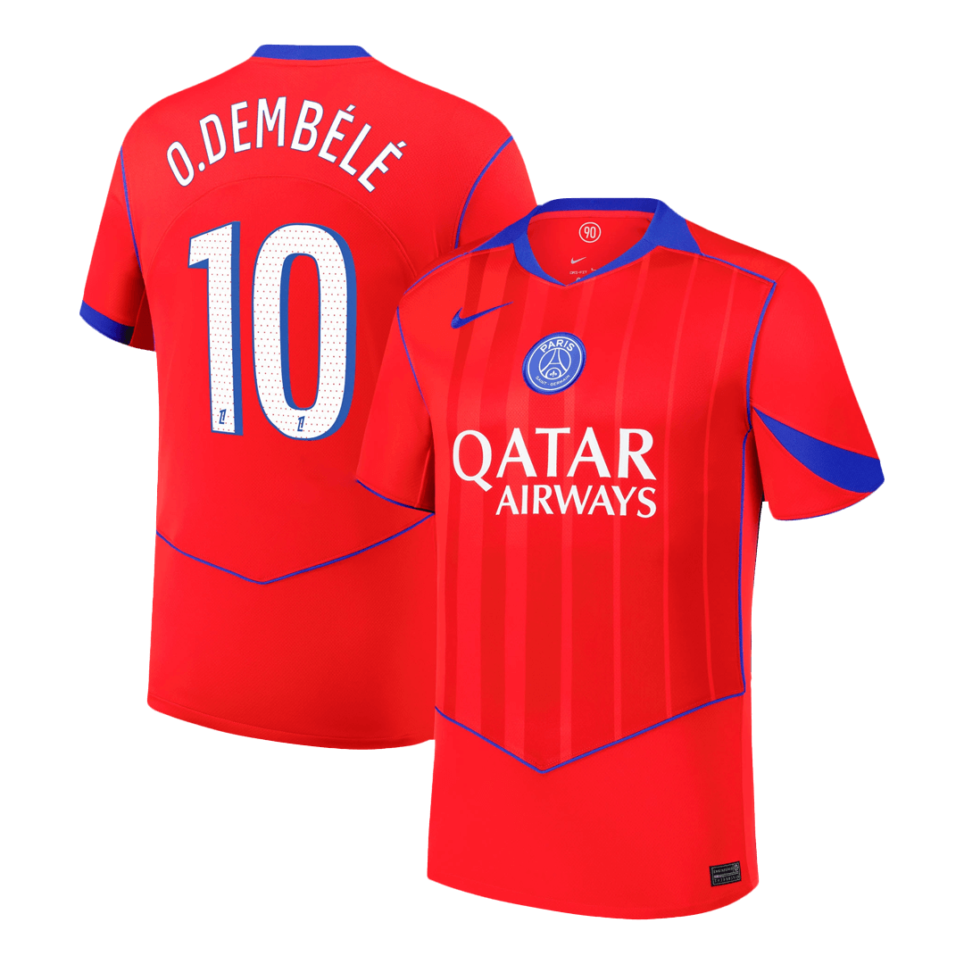 2025/26 PSG O.DEMBÉLÉ #10 Third Away Soccer Jersey - Football Shirt | SmartJerseys | Official Quality