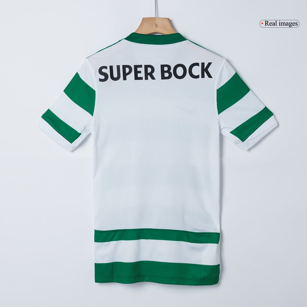 Camiseta de fútbol local del Sporting CP 25/26 verde y blanco