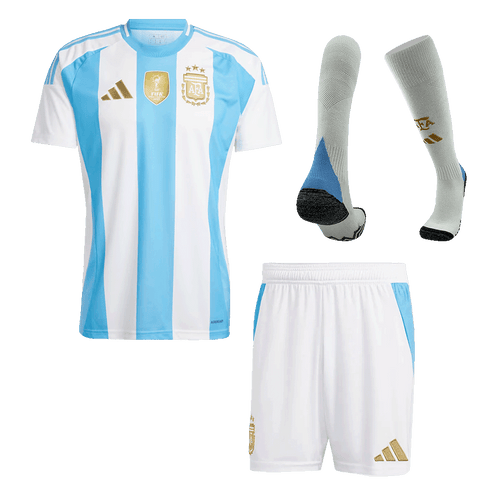 Argentina Home Jersey Kit 2024 (Jersey+Shorts+Socks) - Football Shirt | SmartJerseys | Official Quality