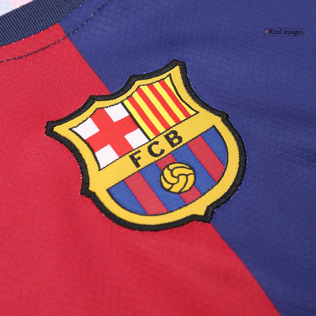 Barcelona Home Jersey Kit 2024/25 Kids(Jersey+Shorts)
