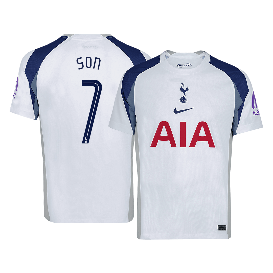 SON #7 Tottenham Hotspur Home Soccer Jersey 2025/26 White - UCL - Football Shirt | SmartJerseys | Official Quality