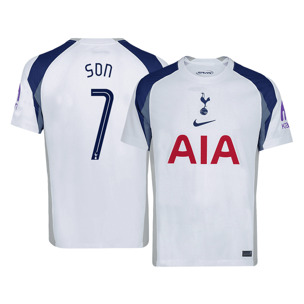 SON #7 Tottenham Hotspur Home Soccer Jersey 2025/26 White - UCL - Football Shirt | SmartJerseys | Official Quality