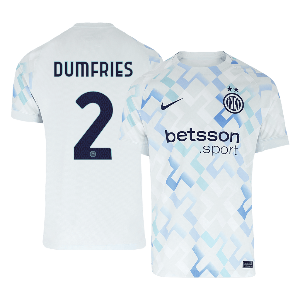 Inter Milan DUMFRIES #2 Away Soccer Jersey 2025/26 - Football Shirt | SmartJerseys | Official Quality