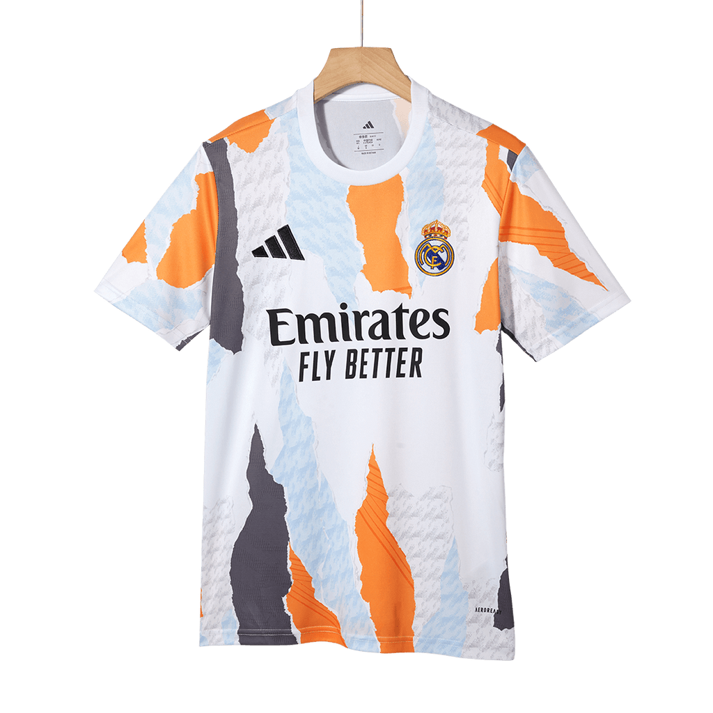Real Madrid Pre-Match Training Soccer Jersey 2024/25 - White