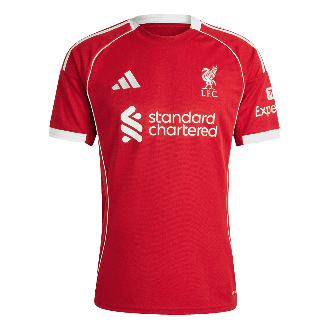 Liverpool SZOBOSZLAI #8 Home Soccer Jersey 2025/26