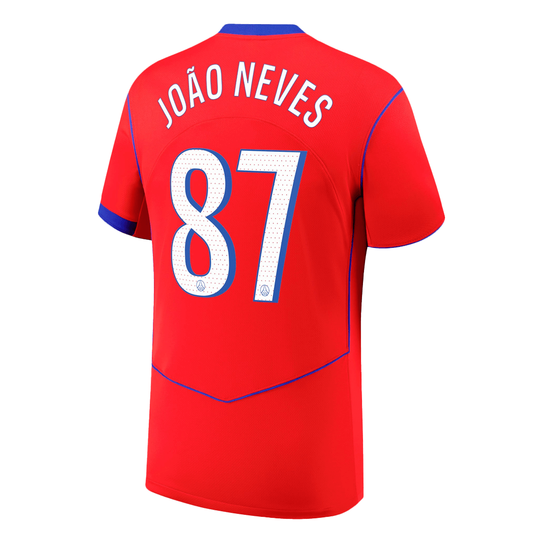 PSG JOÃO NEVES #87 Third Away Soccer Jersey 2025/26