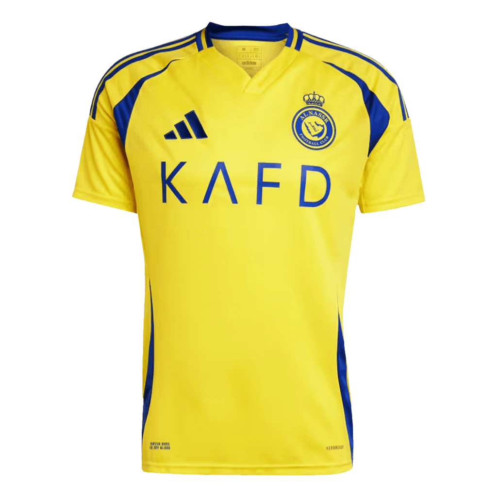 Al Nassr Home Soccer Jersey 2024/25 - Football Shirt | SmartJerseys | Official Quality