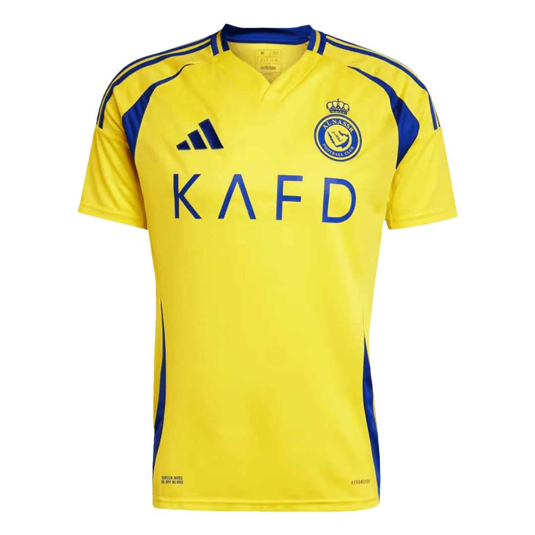 Al Nassr Home Soccer Jersey 2024/25 - Football Shirt | SmartJerseys | Official Quality