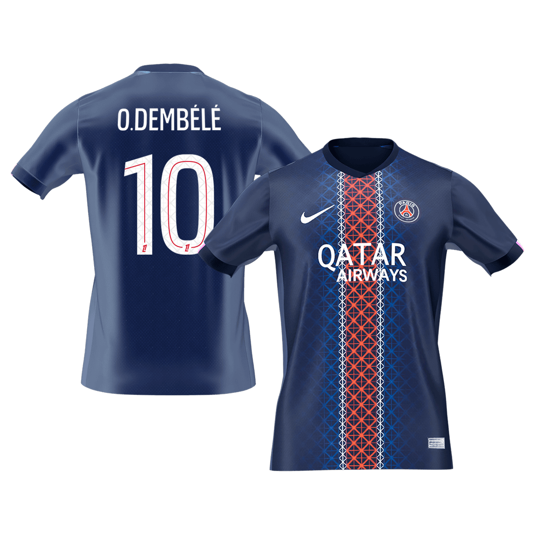 PSG O.DEMBÉLÉ #10 Home Jersey 2025/26 - Football Shirt | SmartJerseys | Official Quality
