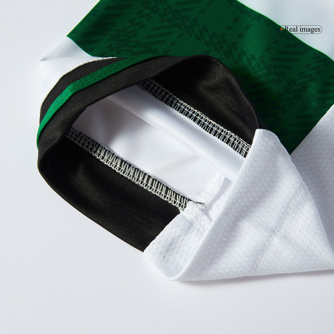 Camiseta de fútbol local del Celtic 2025/26 verde y blanco