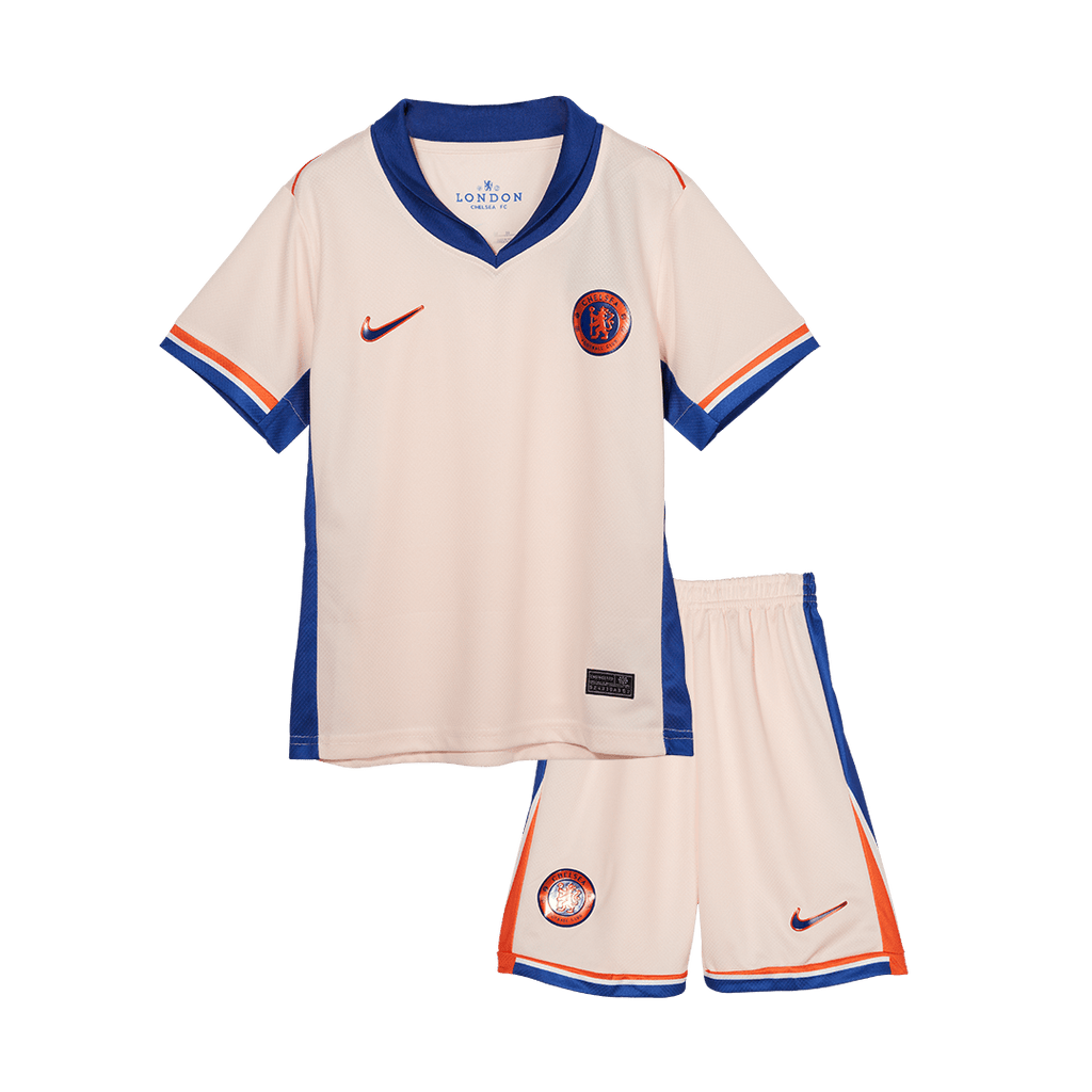 Chelsea Away Soccer Jersey Kit 2024/25 Kids(Jersey+Shorts)