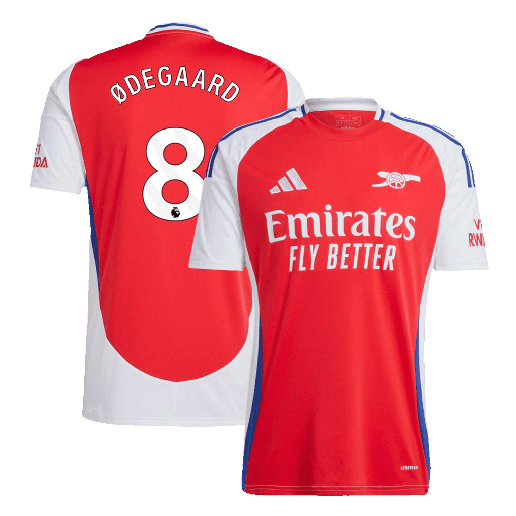 Arsenal ØDEGAARD #8 Home Jersey 2024/25 - Football Shirt | SmartJerseys | Official Quality