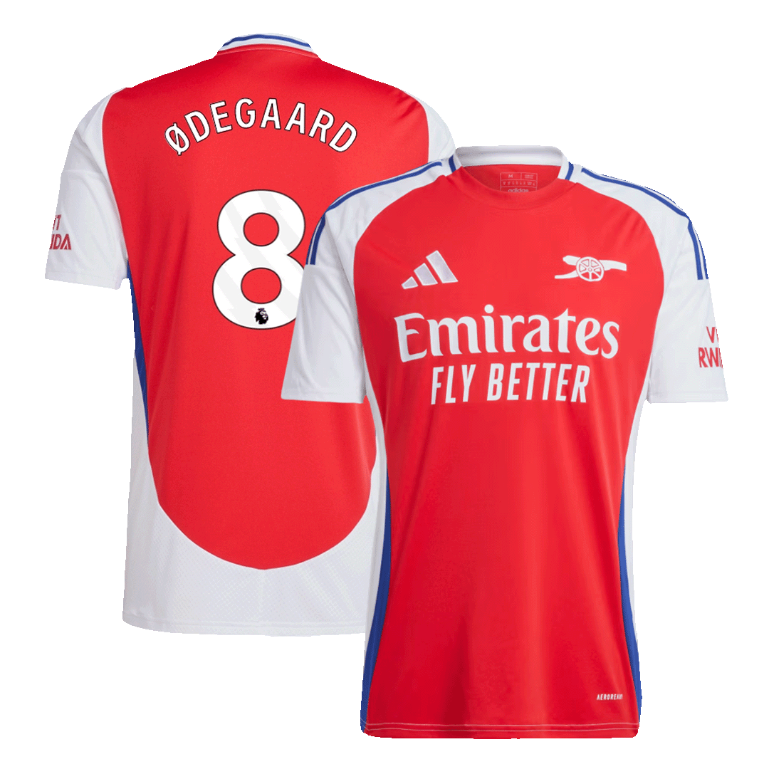 Arsenal ØDEGAARD #8 Home Jersey 2024/25 - Football Shirt | SmartJerseys | Official Quality