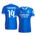 TCHOUAMENI #14 Authentic Real Madrid Third Away Soccer Jersey 2025/26 Blue - Football Shirt | SmartJerseys | Official Quality