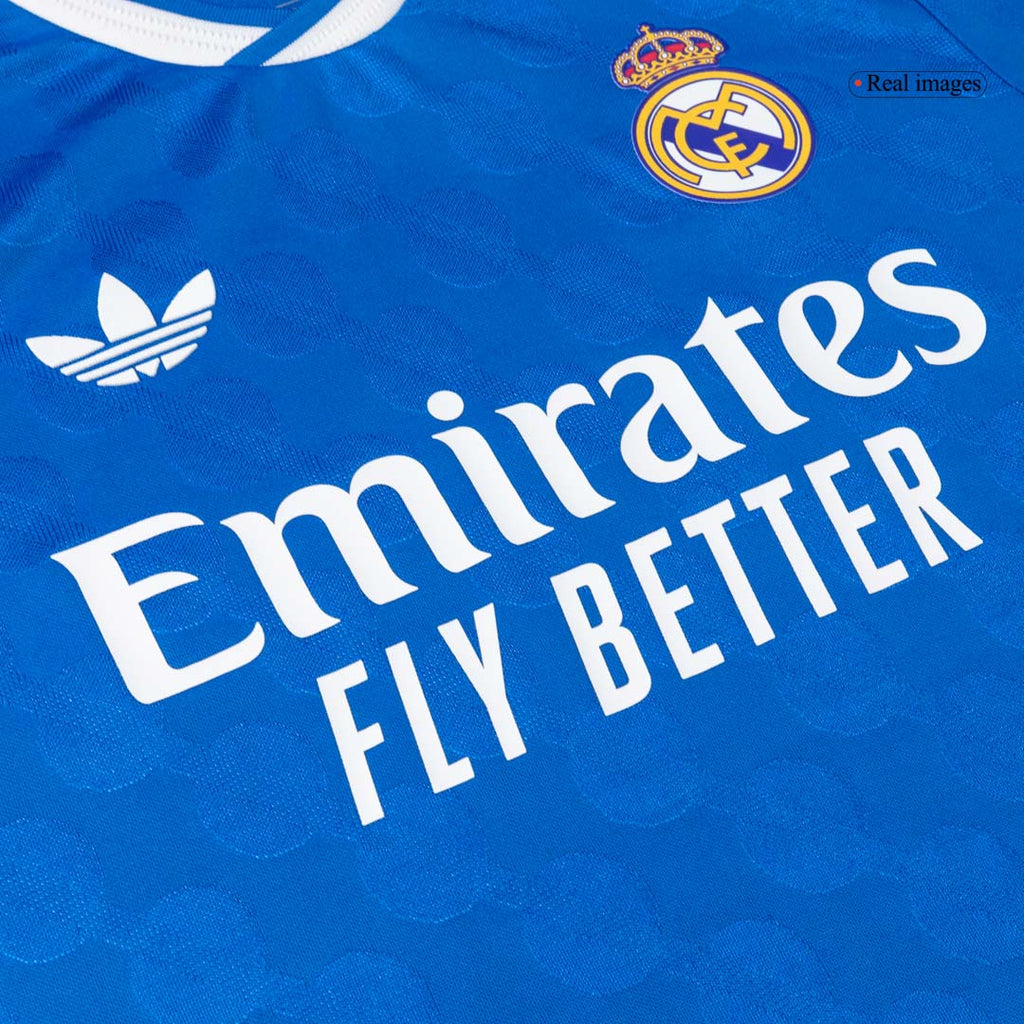 ARDA GÜLER #15 Authentic Real Madrid Third Away Soccer Jersey 2025/26 Blue