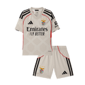 Kid's Benfica Away Soccer Jersey Kit 25/26 Beige - Football Shirt | SmartJerseys | Official Quality