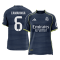 CAMAVINGA #6 Authentic Real Madrid Away Soccer Jersey 2025/26 Navy - Football Shirt | SmartJerseys | Official Quality