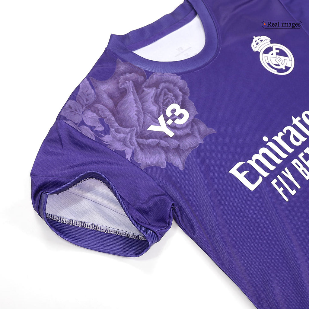 Real Madrid Fourth Away Jersey Kit 2023/24 Kids(Jersey+Shorts)