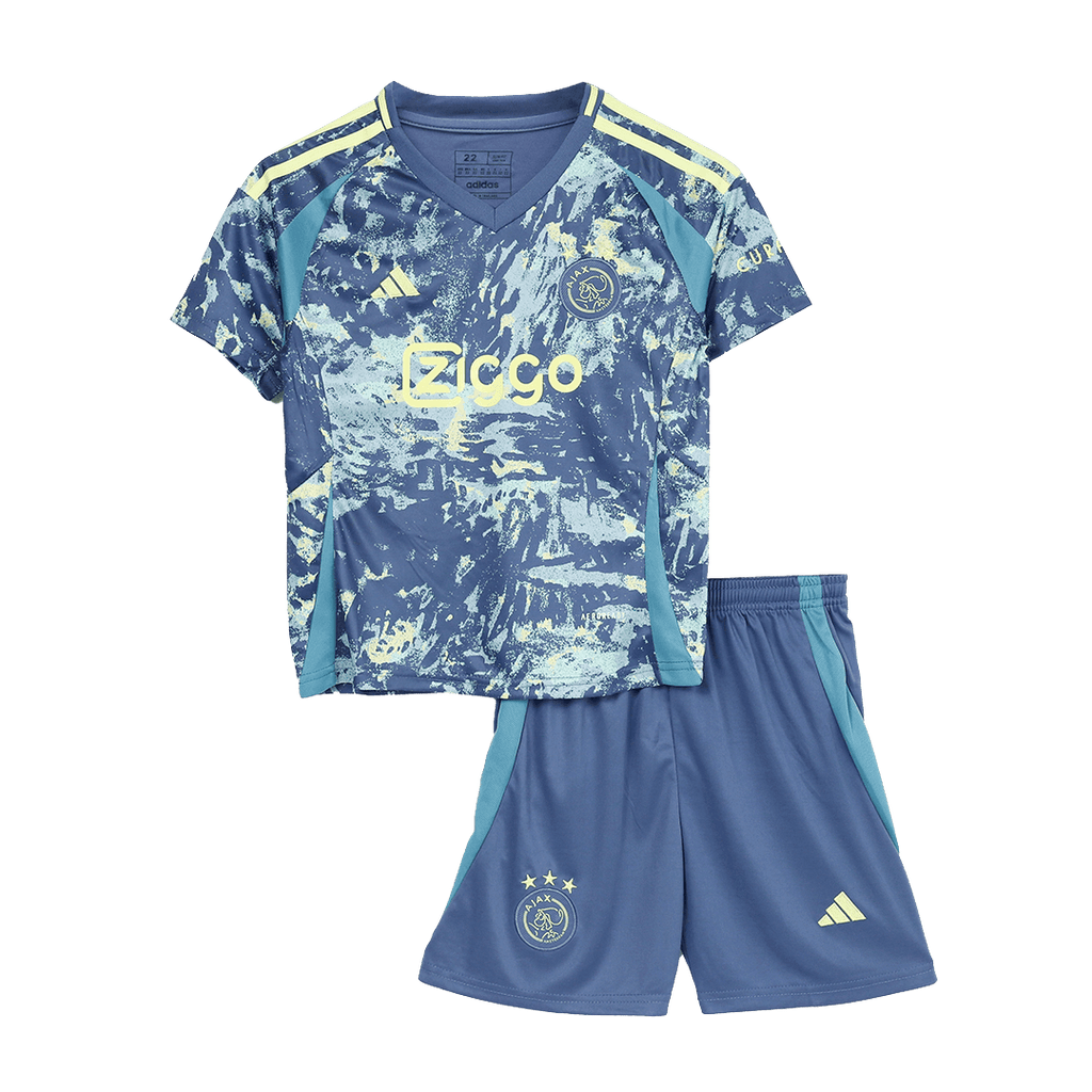 Tenue de football extérieure de l'Ajax pour enfant (maillot + short) 2024/25
