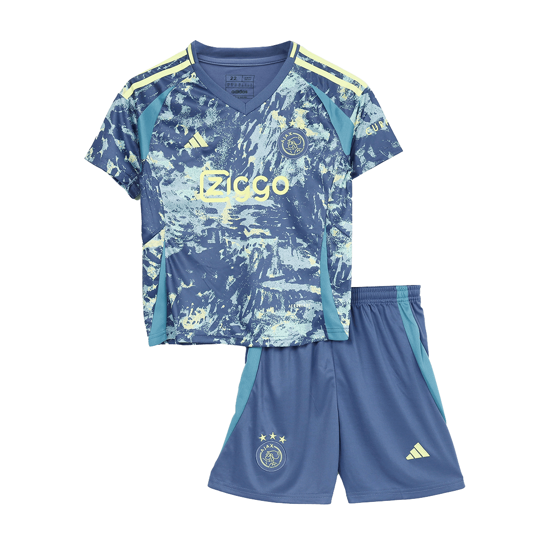 Tenue de football extérieure de l'Ajax pour enfant (maillot + short) 2024/25