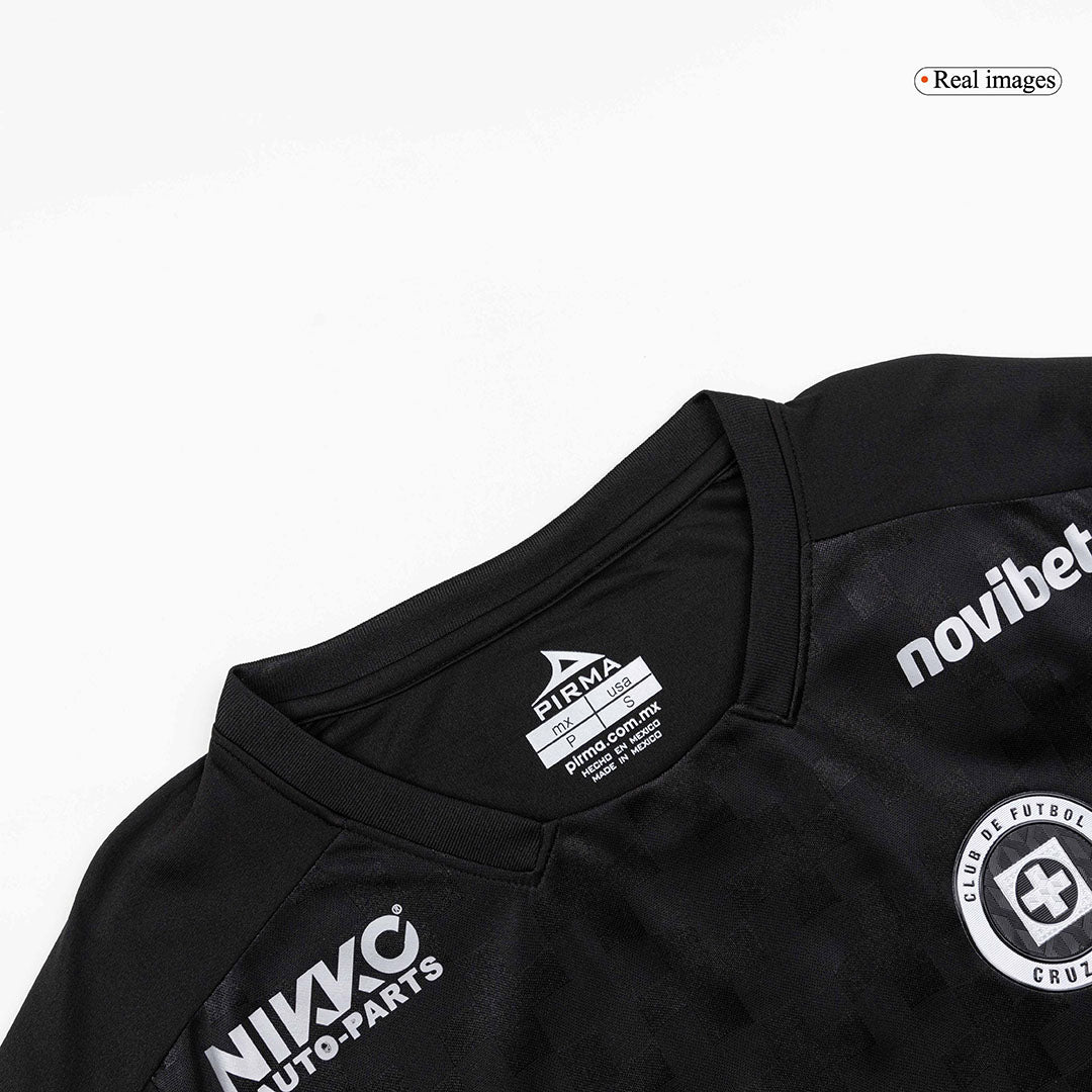Camiseta de fútbol de tercera edición de Cruz Azul 25/26, versión de jugador, color negro