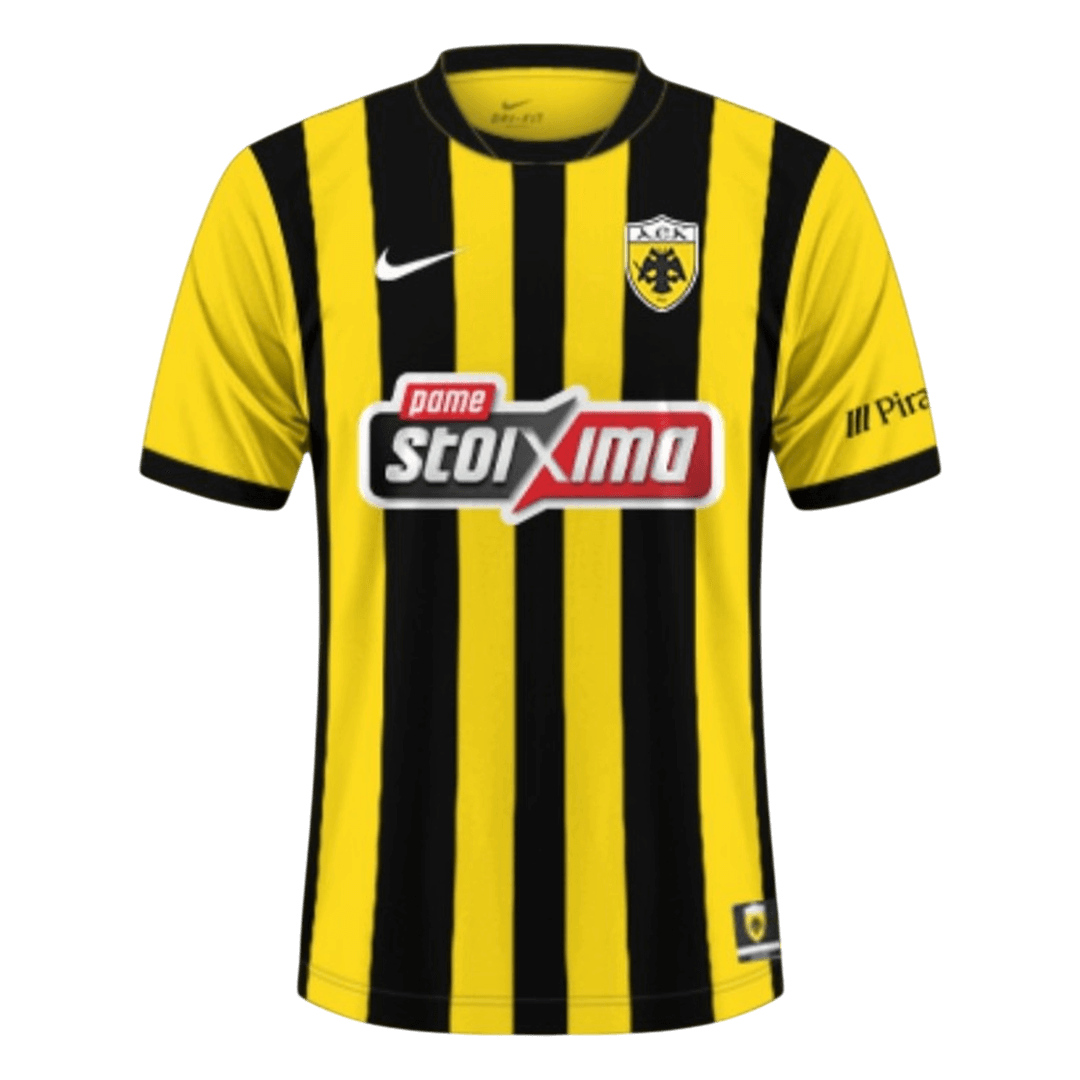 AEK Athens Home Soccer Jersey 2025/26 - Football Shirt | SmartJerseys | Official Quality