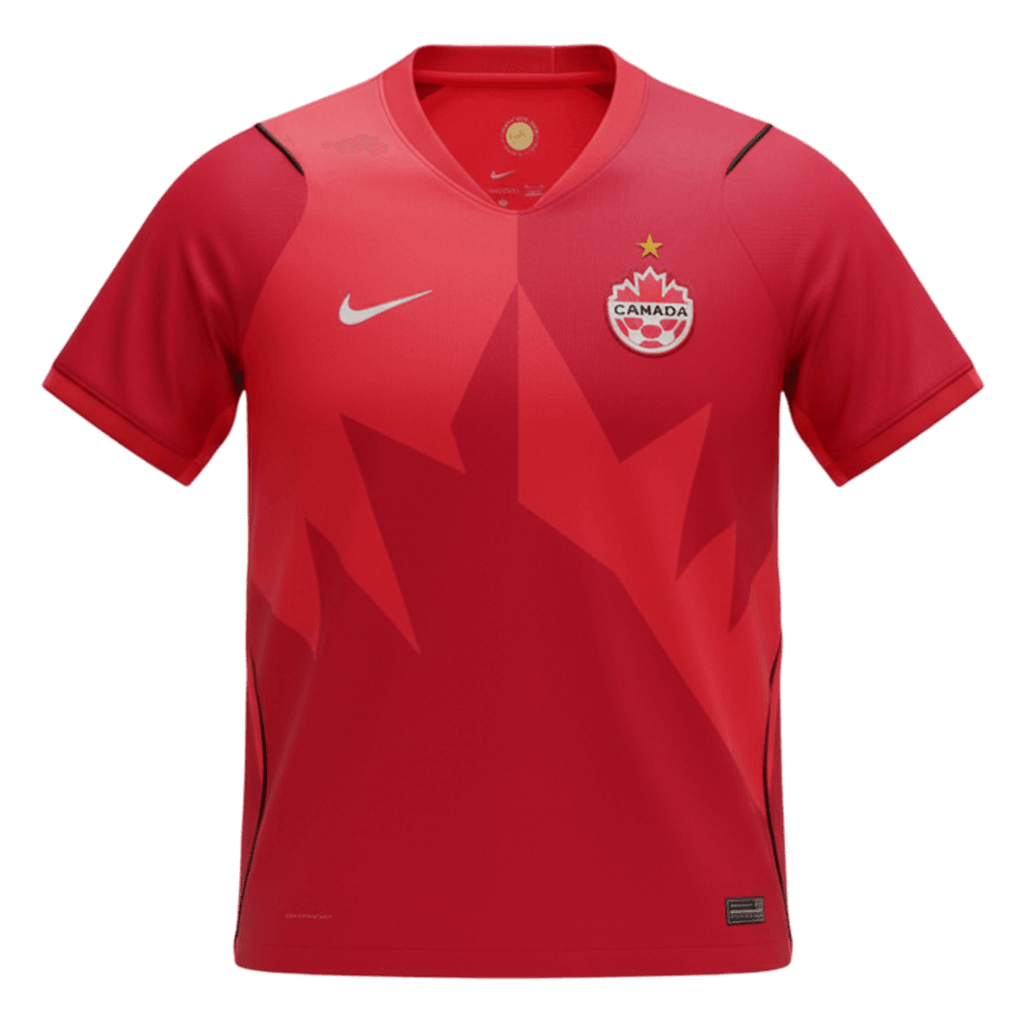 Canada Home Soccer Jersey World Cup 2026 Red - Football Shirt | SmartJerseys | Official Quality