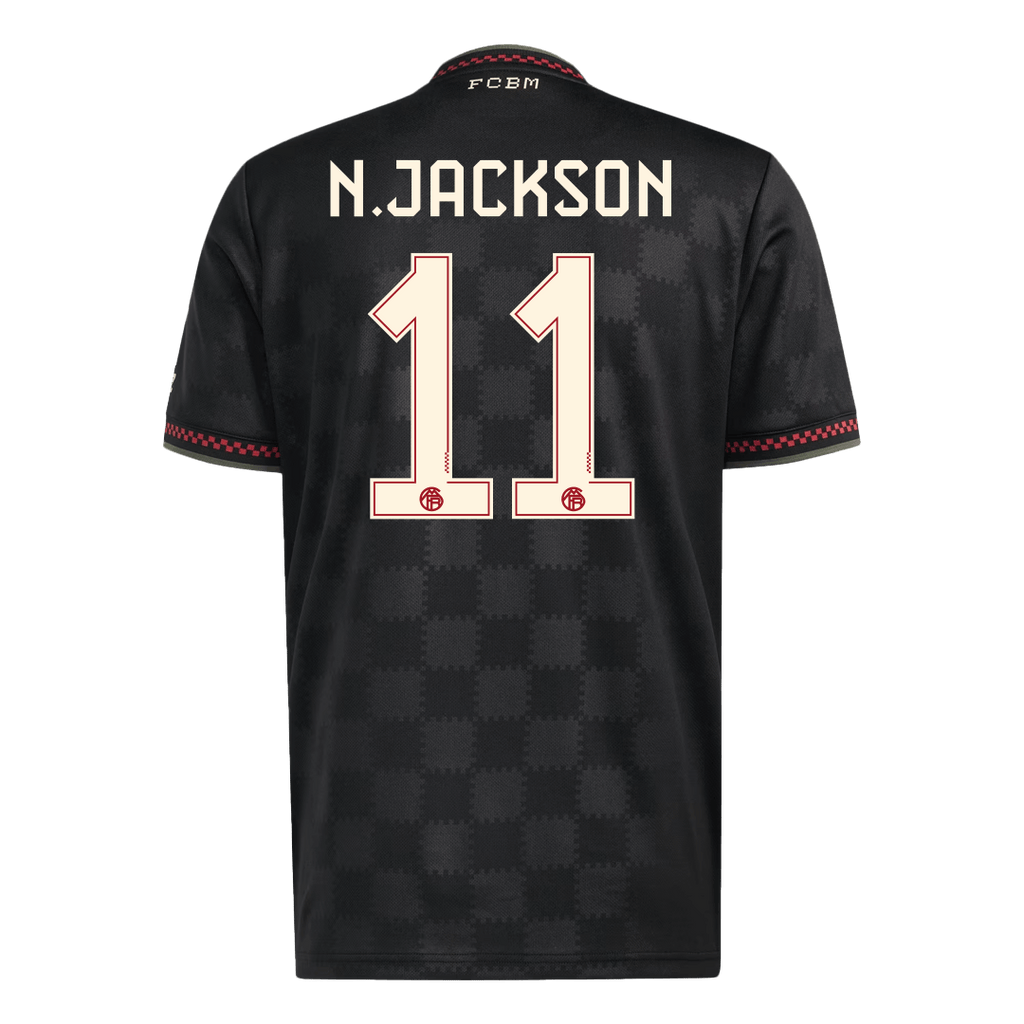 Bayern Munich N.JACKSON #11 Third Away Soccer Jersey 2025/26