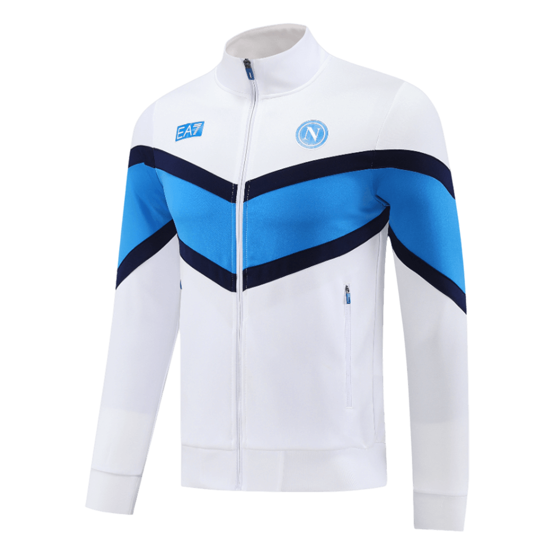 Chaqueta de entrenamiento del Napoli 25/26 blanca