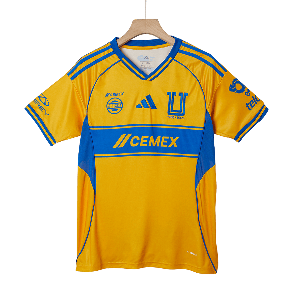 Maillot de football Tigres UANL domicile 25/26 jaune