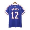 France HENRY #12 Home Soccer Jersey Retro 1998 - Football Shirt | SmartJerseys | Official Quality