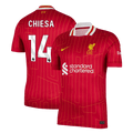 Liverpool CHIESA #14 Home Soccer Jersey 2024/25 - Football Shirt | SmartJerseys | Official Quality
