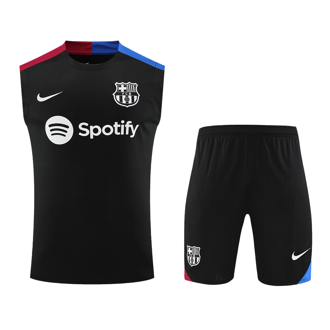 Barcelona Pre-Match Training Soccer Jersey Kit 2024/25 (Jersey+Shorts) - Football Shirt | SmartJerseys | Official Quality