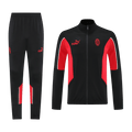 AC Milan Training Kit 2025/26 - Black (Jacket+Pants) - Football Shirt | SmartJerseys | Official Quality