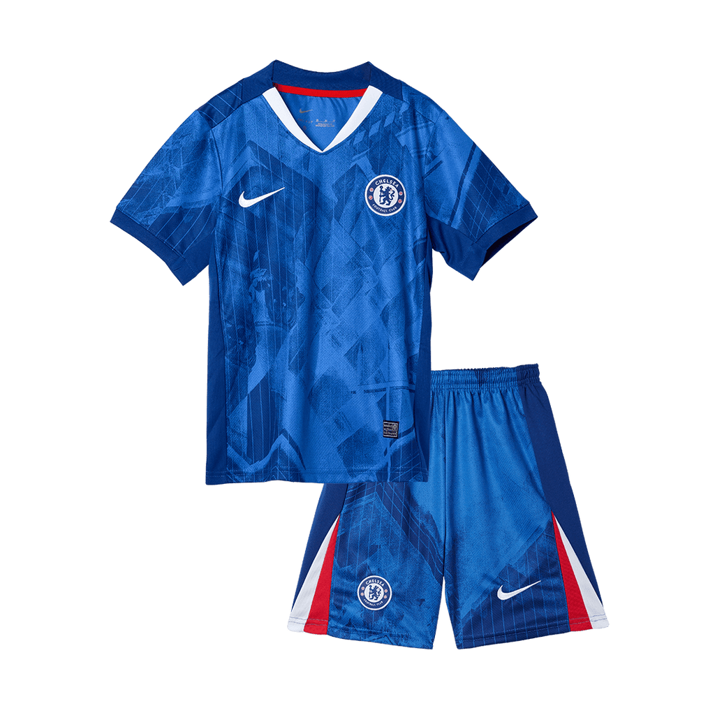 Maillot domicile de Chelsea pour enfants 2025/26 (Maillot + Short)