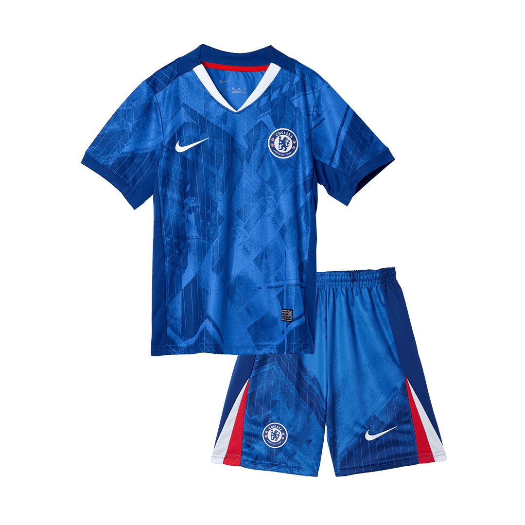 Maillot domicile de Chelsea pour enfants 2025/26 (Maillot + Short)