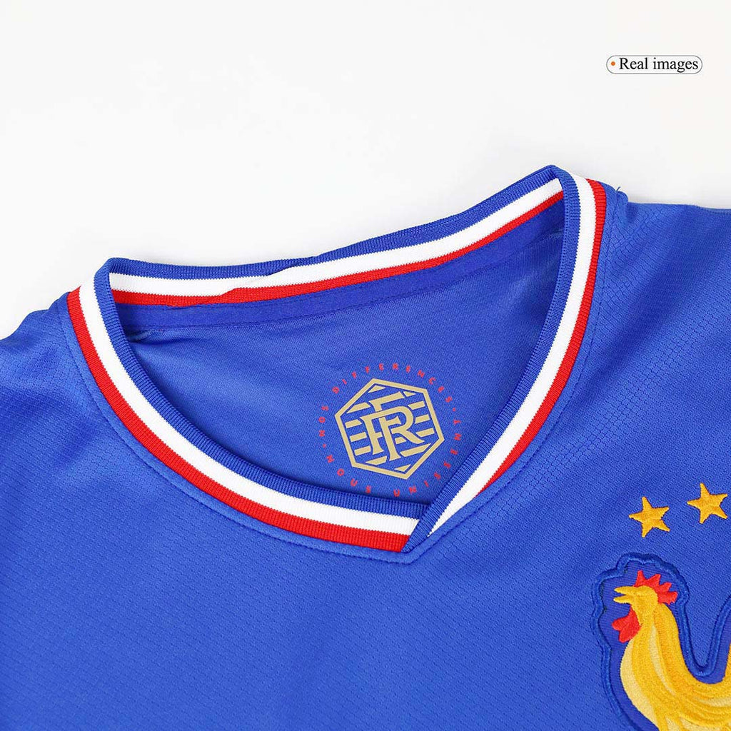 Camiseta Futbol NKUNKU #18 Francia Eurocopa Local 2024 Azul 